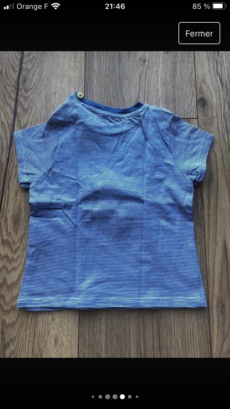 Lot tee-shirts manches courtes 12 mois - photo numéro 9