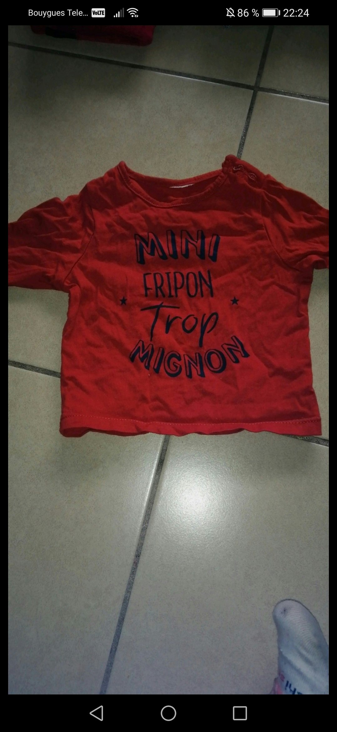 T-shirt 3 mois