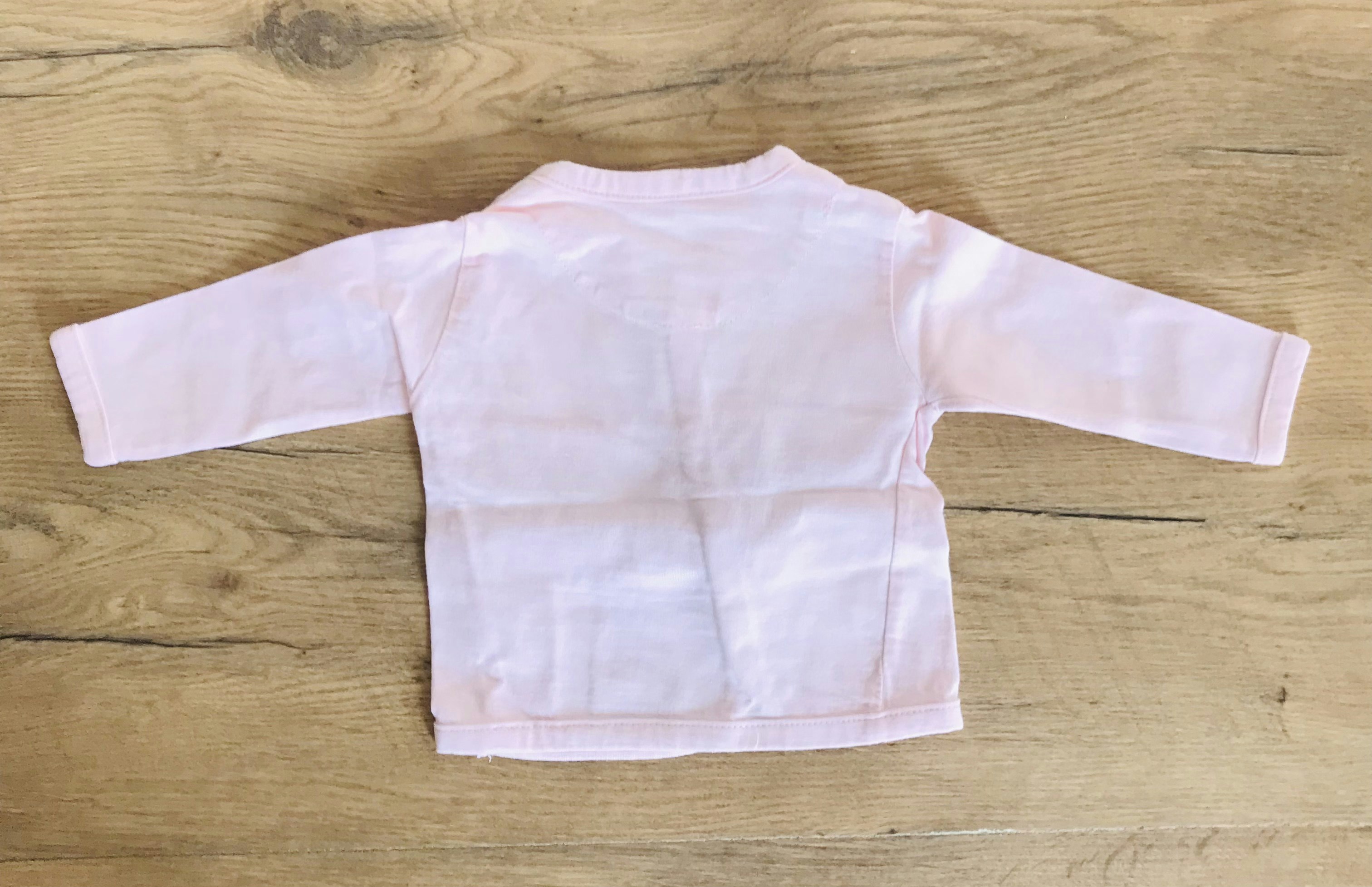 Veste d’intérieur bébé rose Taille 1 mois - photo numéro 2