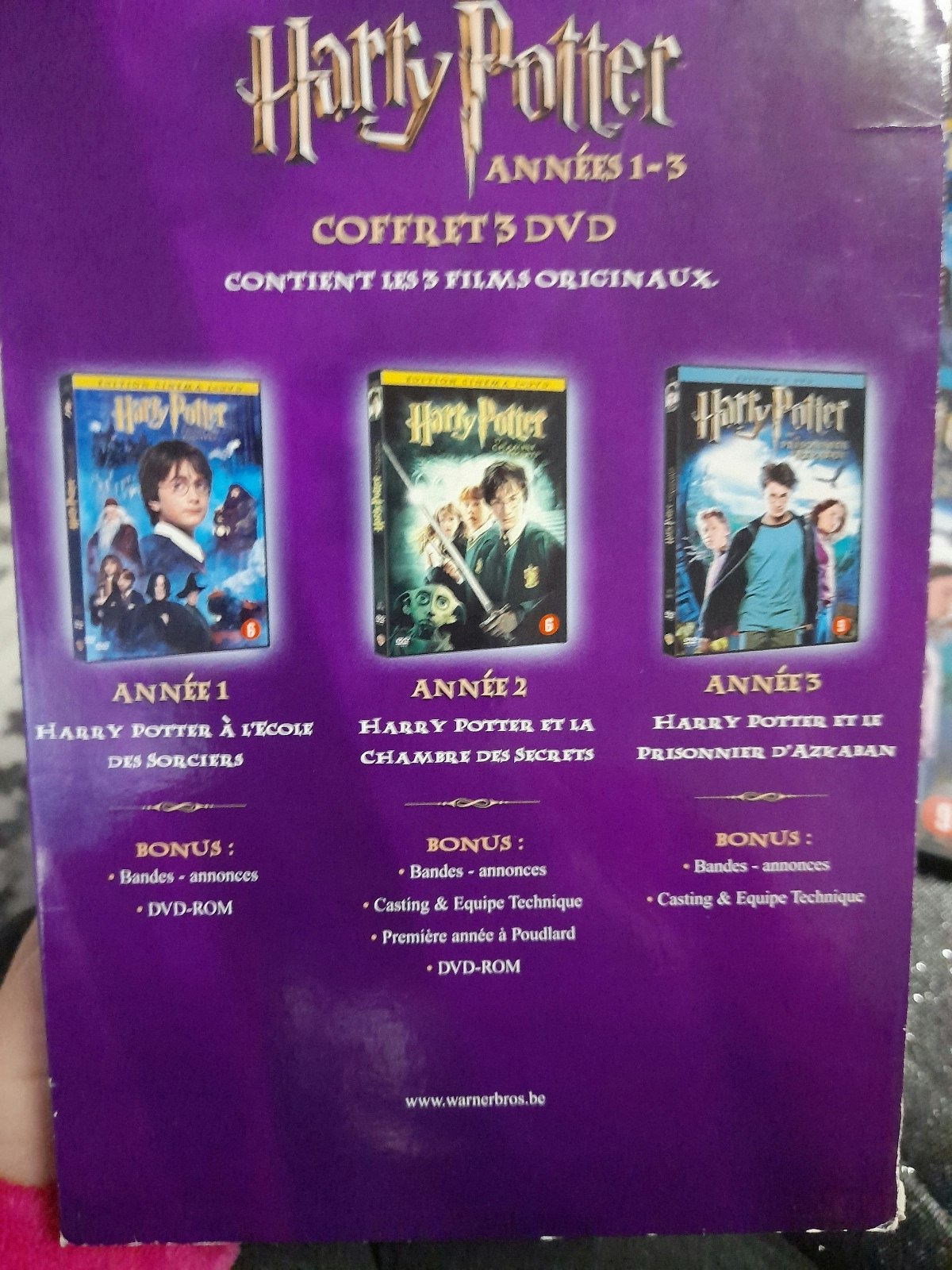 Lot de films Harry potter - photo numéro 3