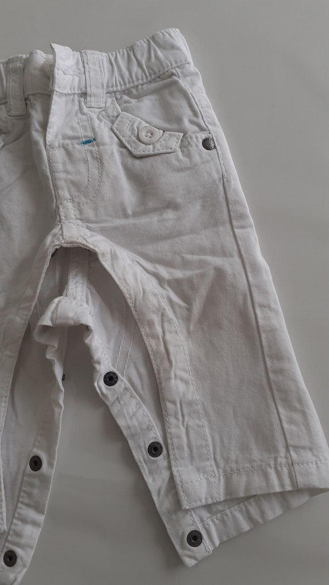 Pantalon Blanc Bebe Garcon 1 Mois Beebs Achat Vente Bebe Enfant
