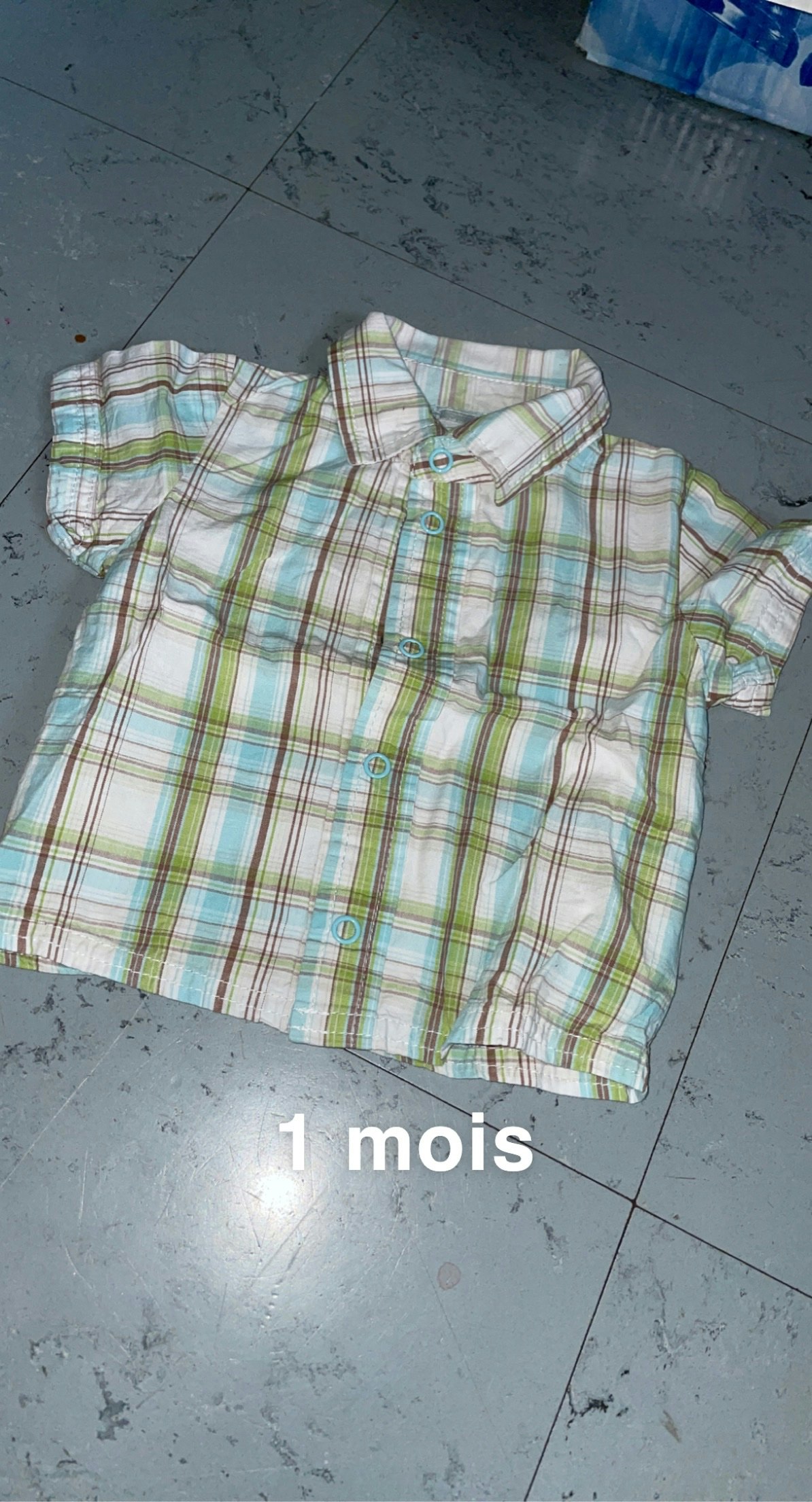Chemise bébé garçon