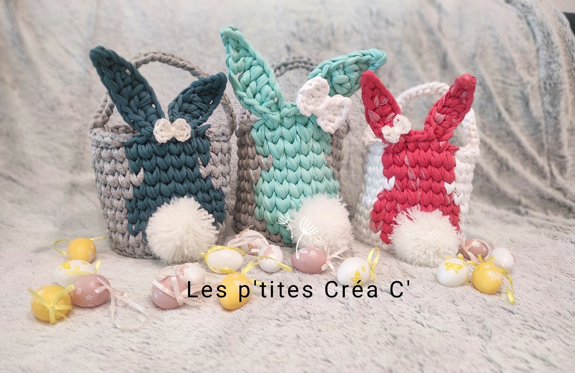 Lot de 2 paniers de Pâques