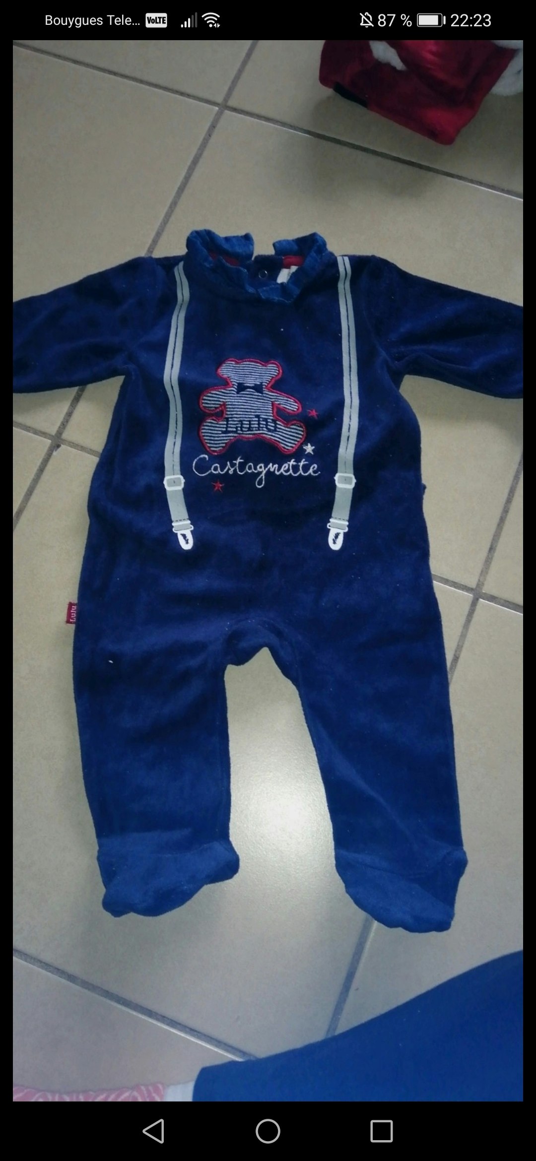 Pyjama lulu castagnette 3 mois