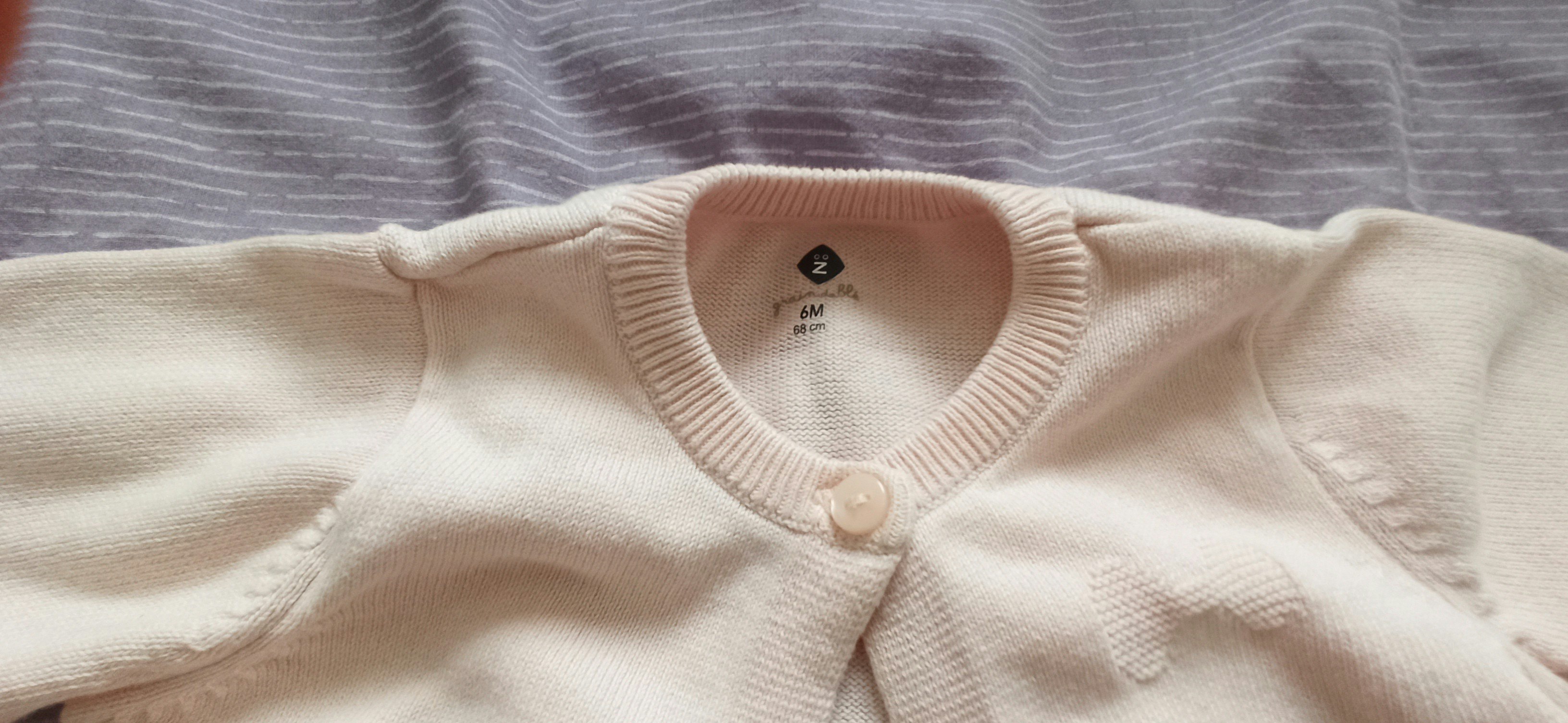Gilet rose grain de blé t6 mois - photo numéro 2