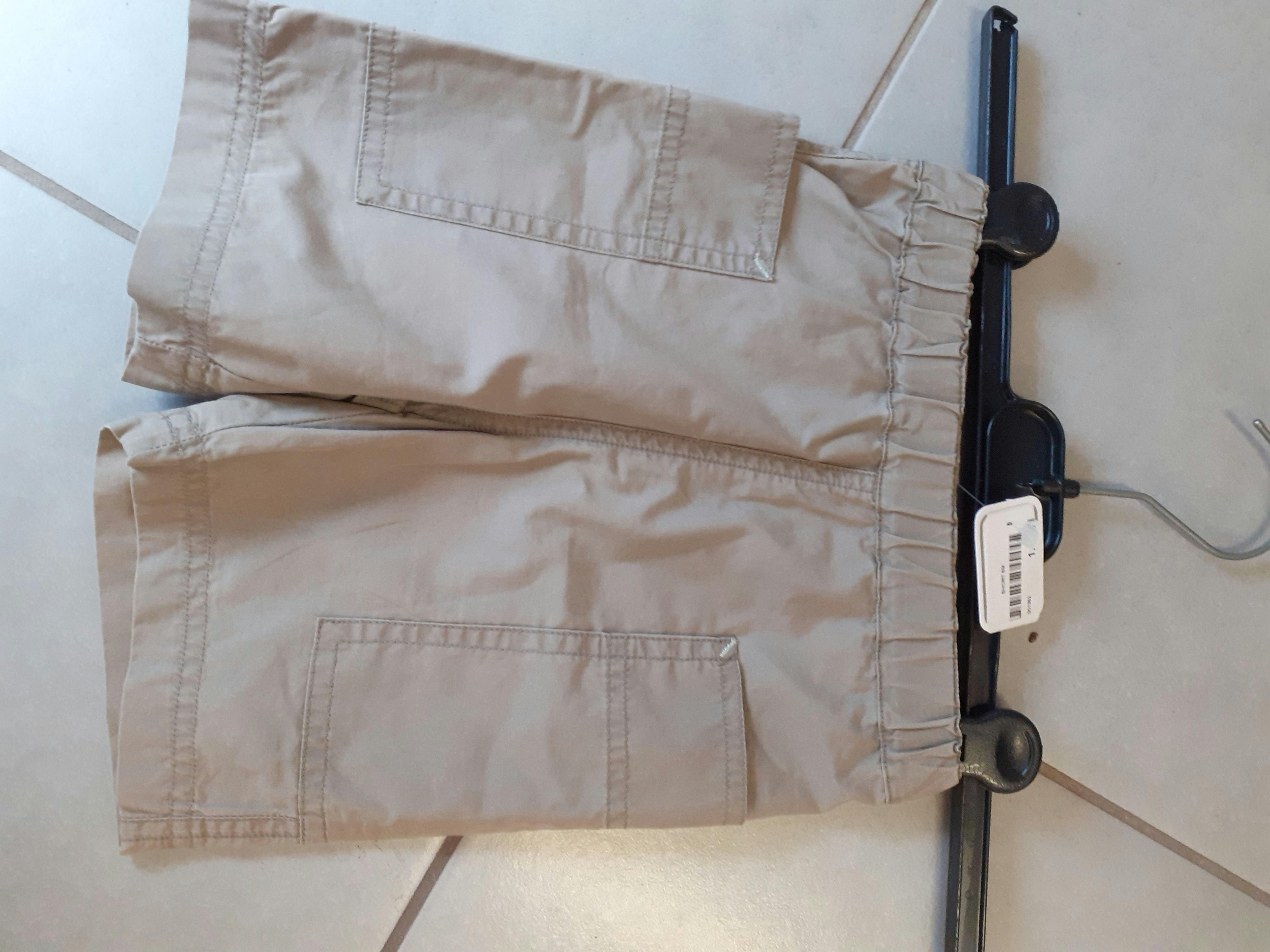 Short en jean beige petit bateau