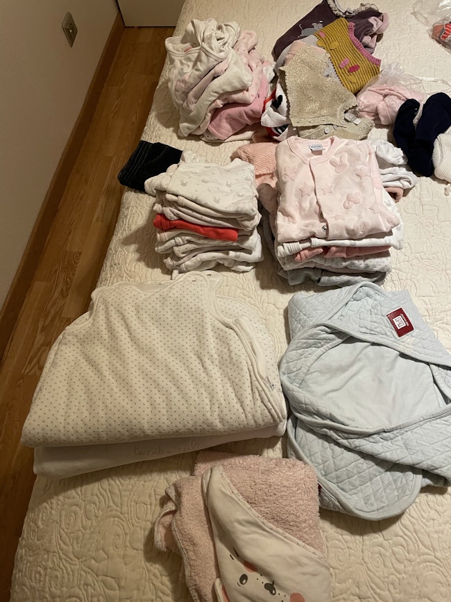 Lot Vetements Bebe Fille Complet 0 A 6 9 Mois Beebs Achat Vente Bebe