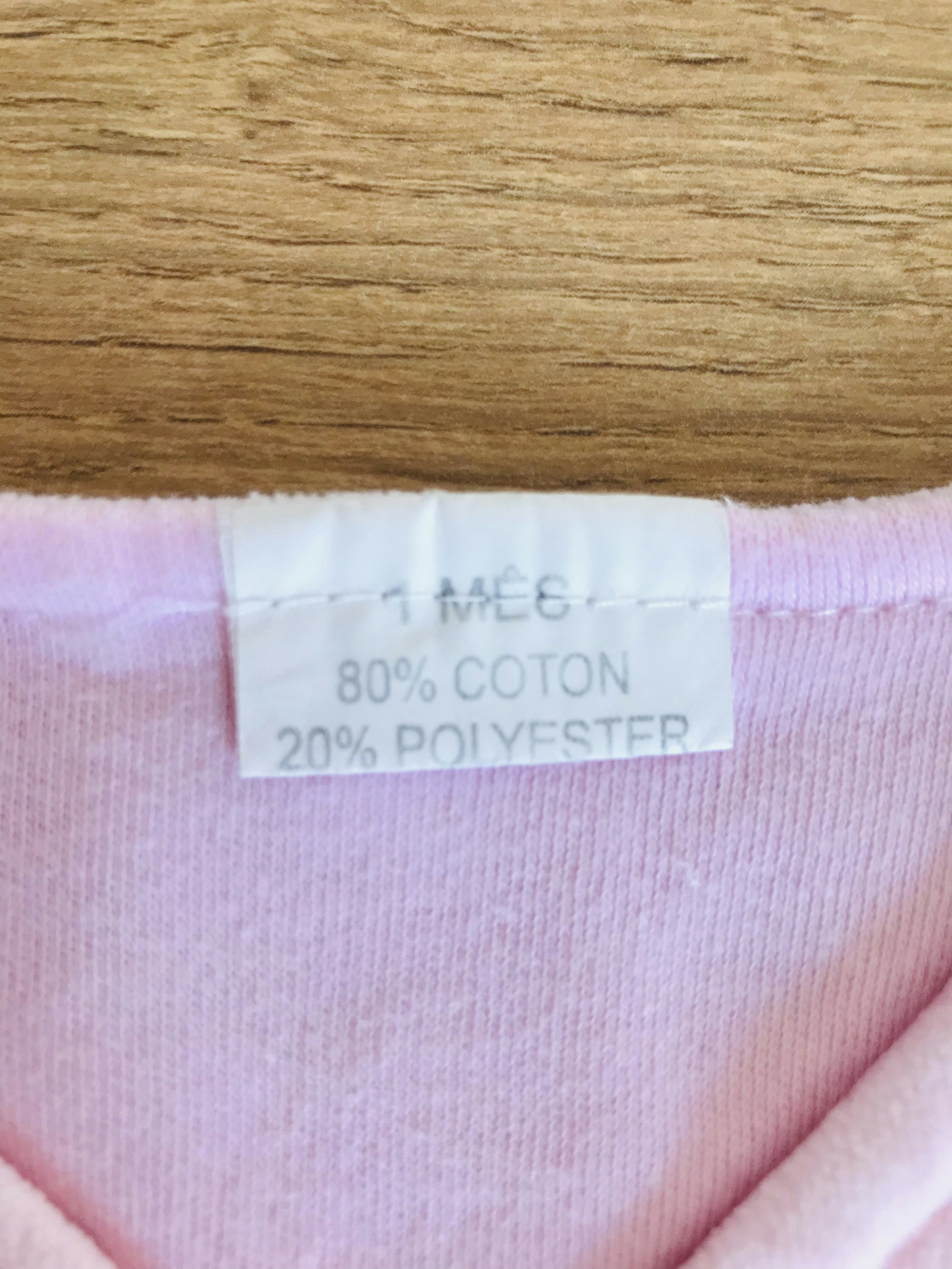 Veste d’intérieur bébé, boléro rose Taille 1 mois - photo numéro 3