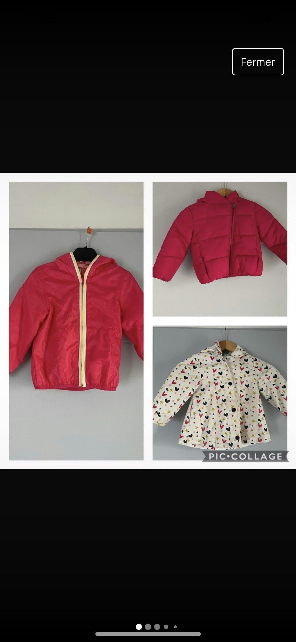 Lot de 3 doudoune kway ciret
