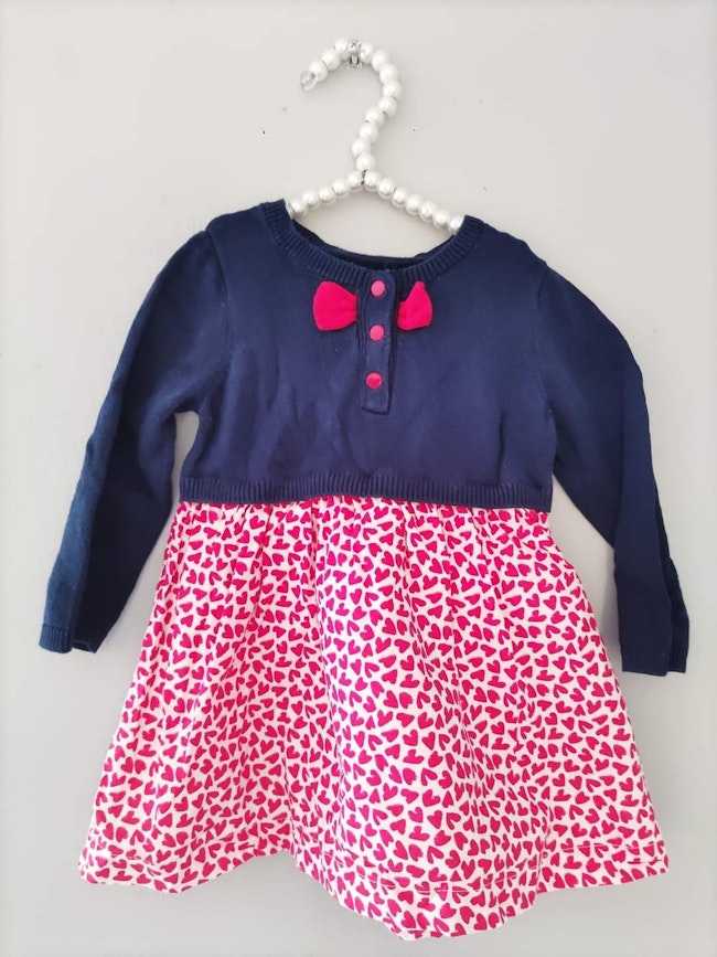 9 Mois Bebe Fille Robe Bi Matiere Du Pareil Au Meme Beebs Achat Vente Bebe