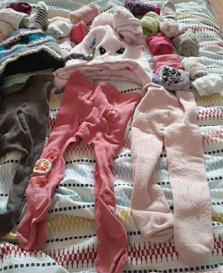Lots collant et chaussettes 0/6mois