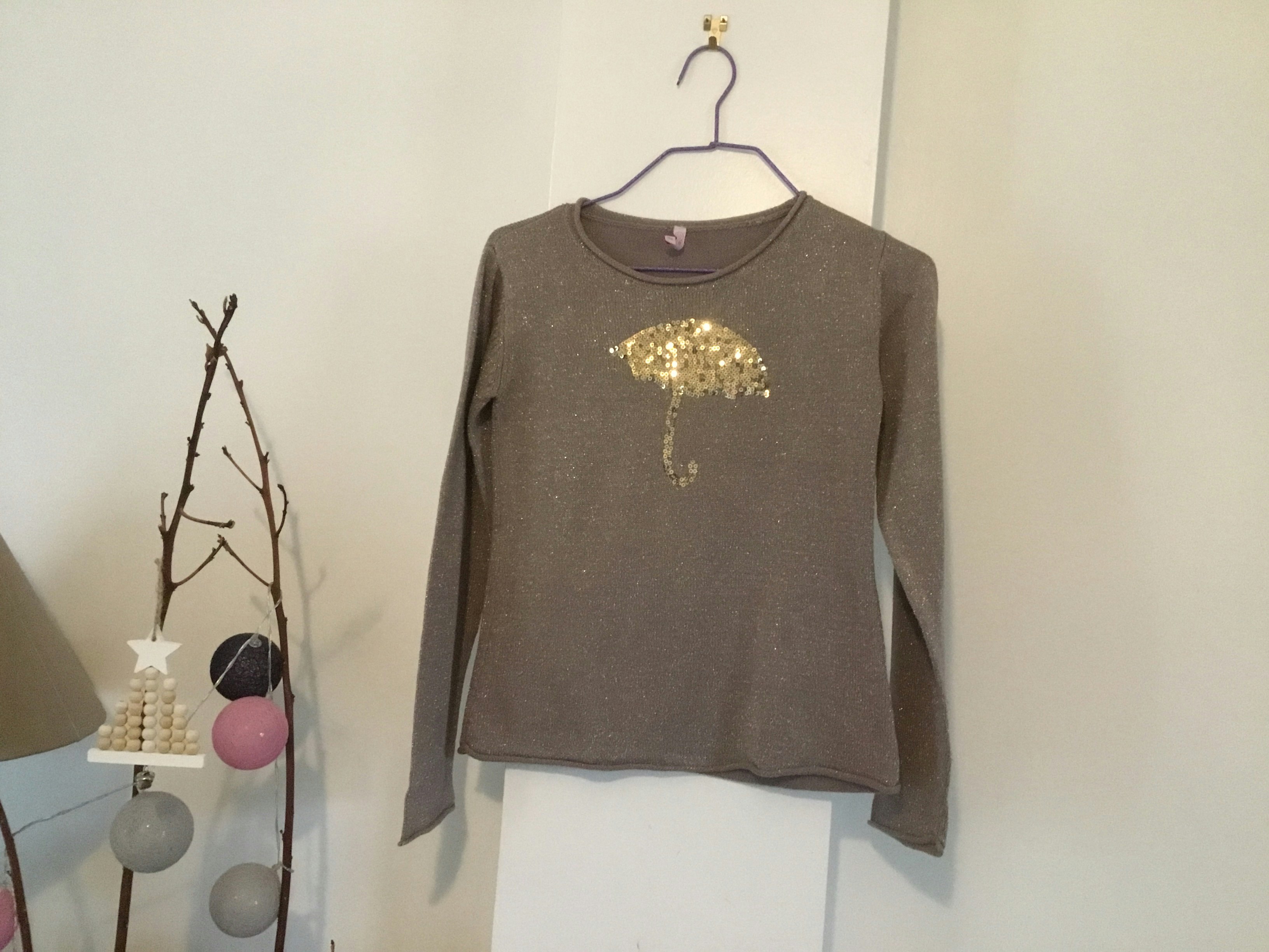 Pull beige « parapluie » 10 ans Gemo