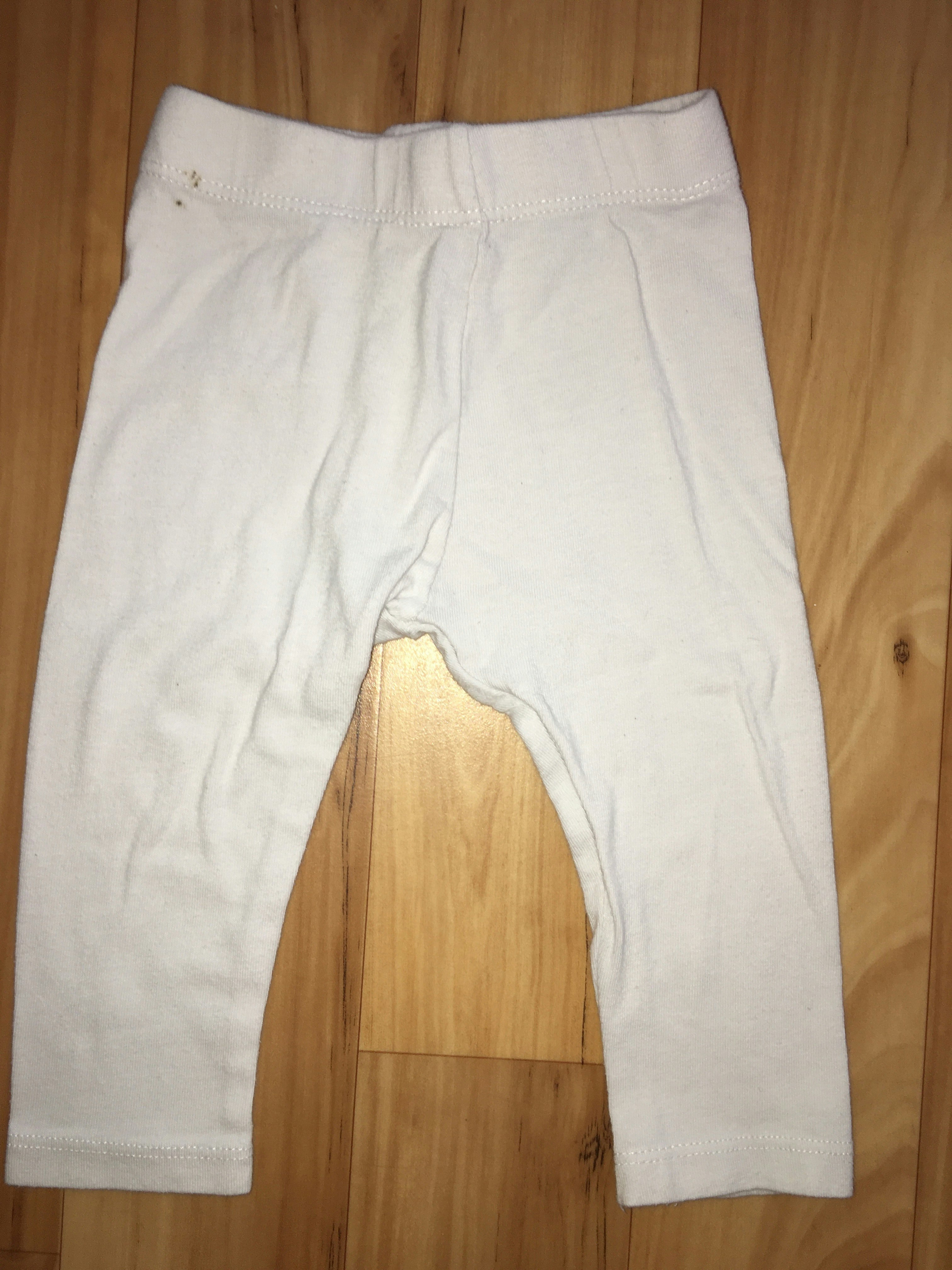 Leegings blanc bb fille