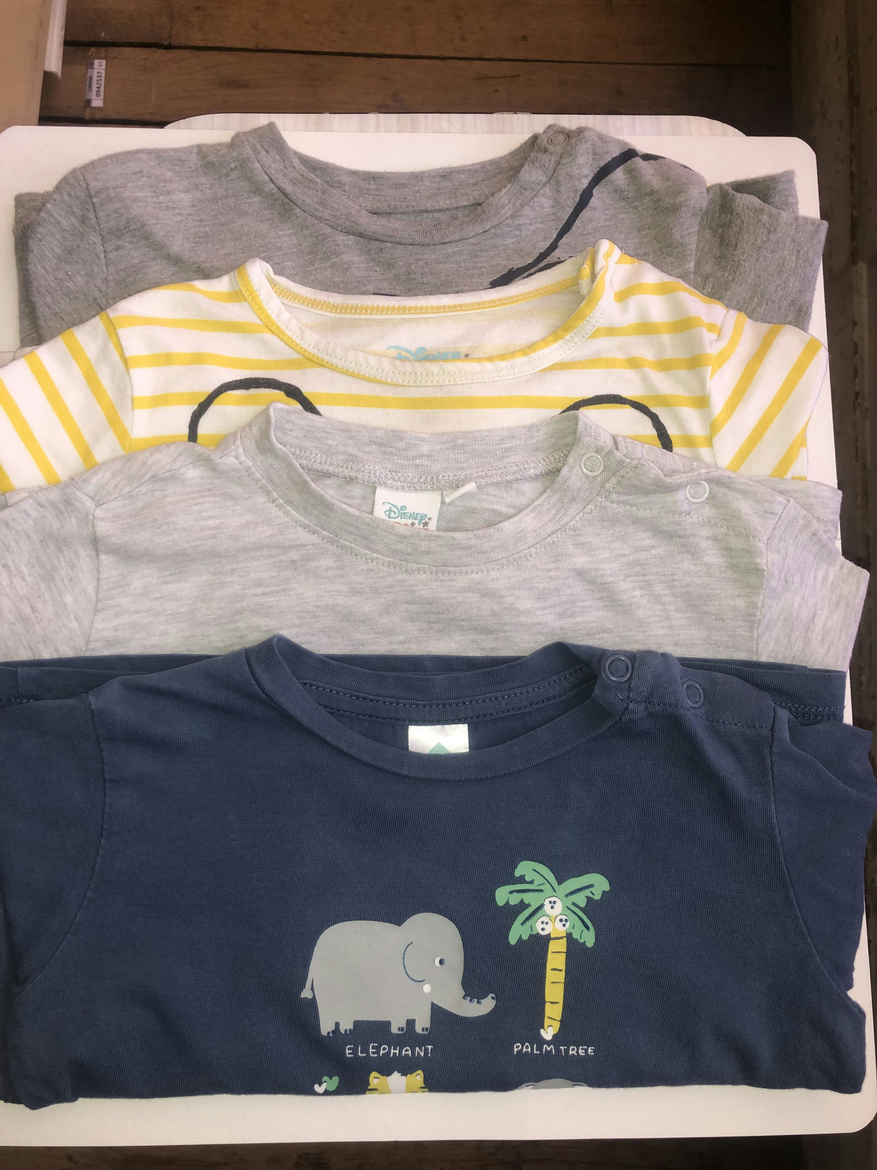 Lot de 4 tee-shirts manches longues