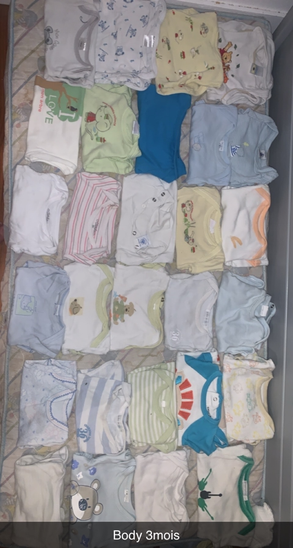 Lot body garçon 3 mois - photo numéro 2