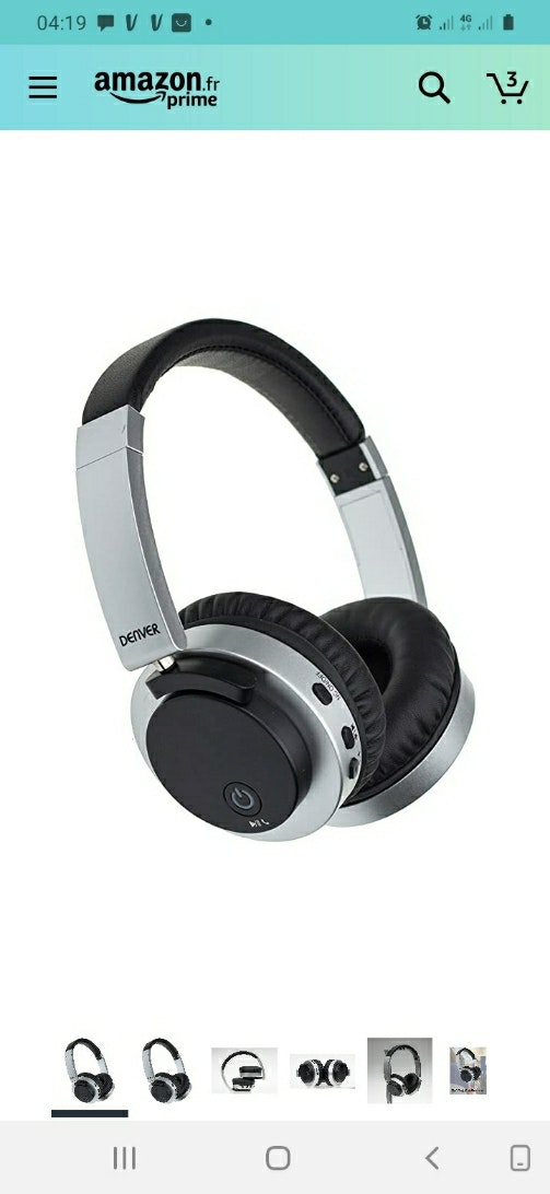 Casque  bluetooth Denver neuf