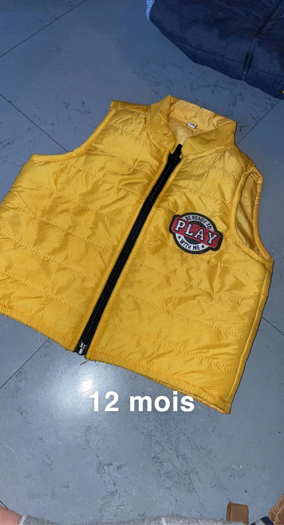 Doudoune sans manche bébé garçon