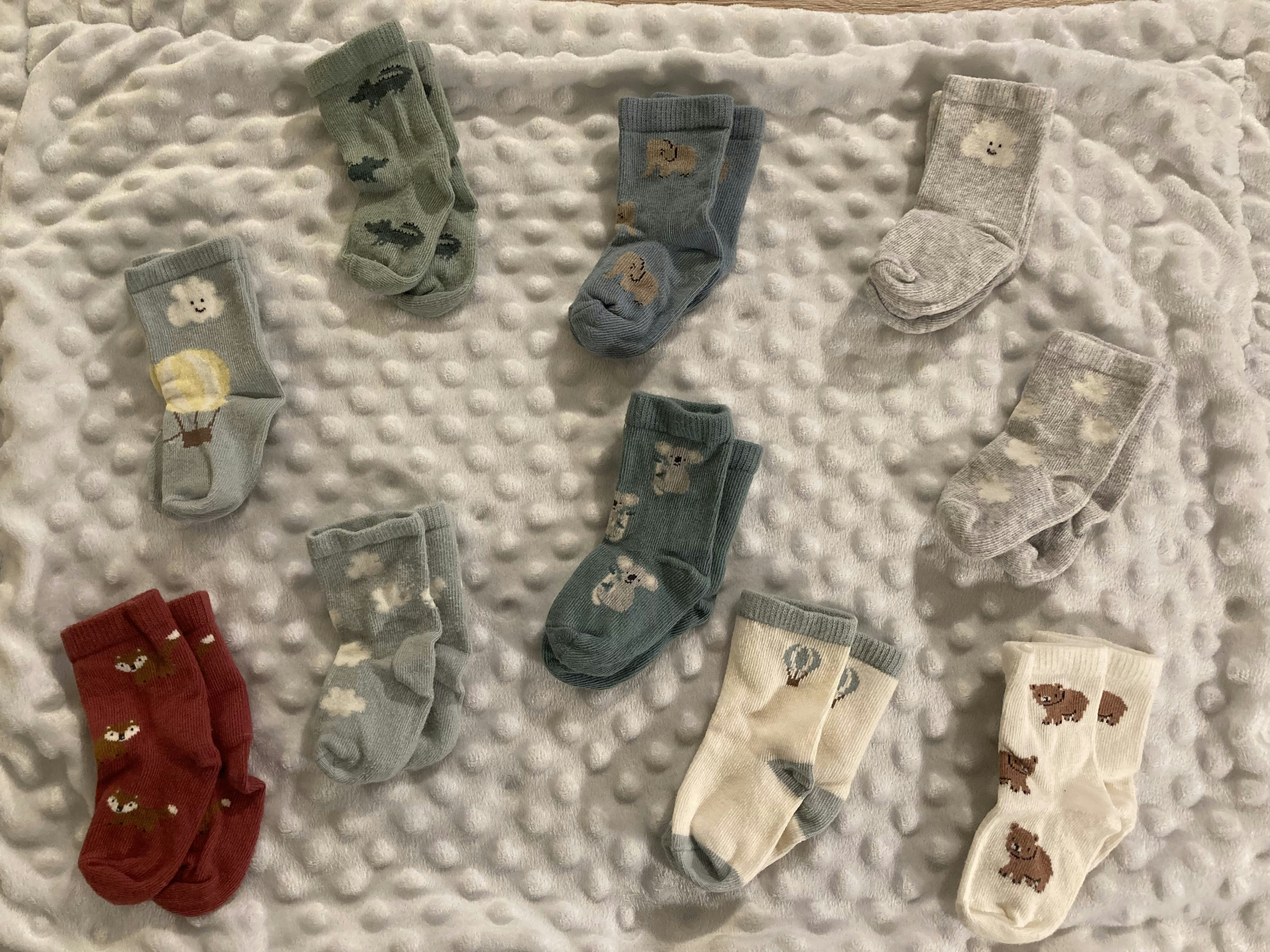 Lot chaussettes bébé 1 mois