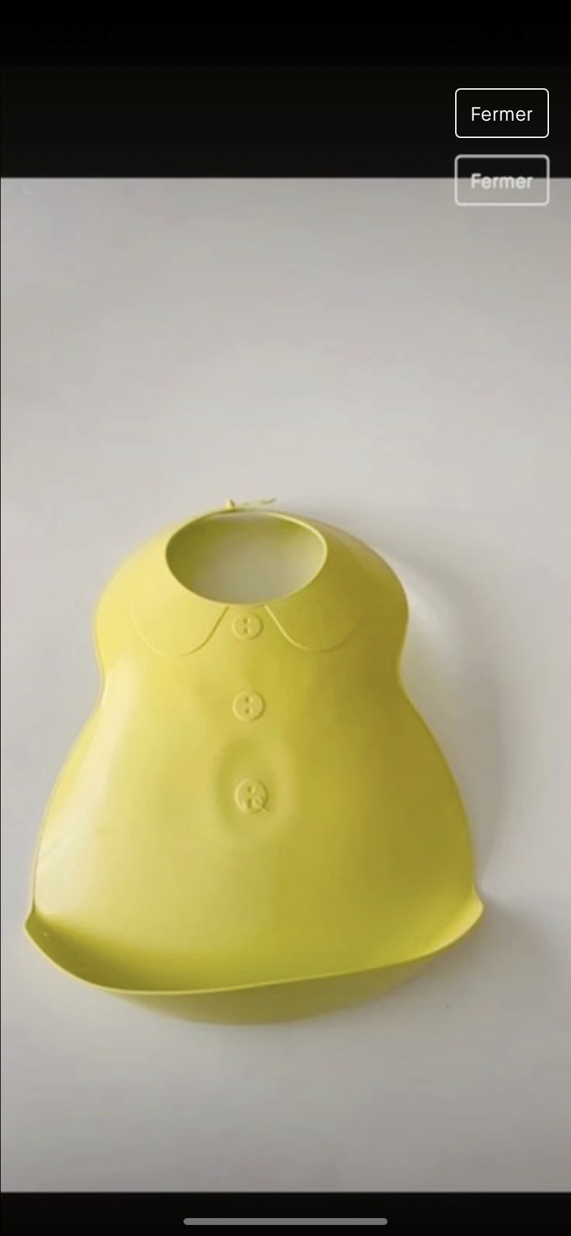 Bavoir réutilisable