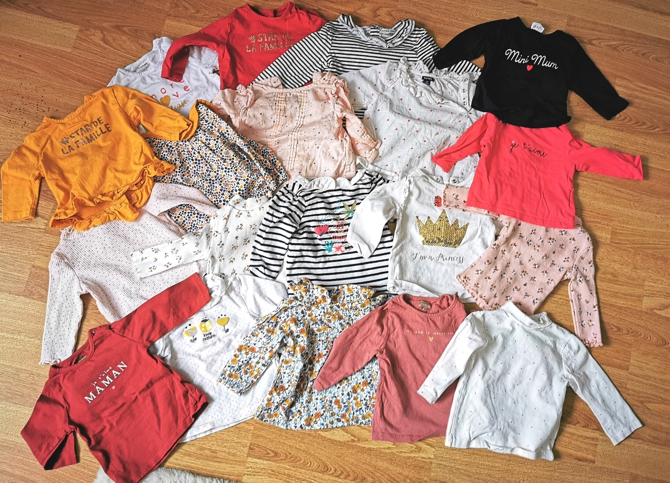 Lots tee shirt 6 mois