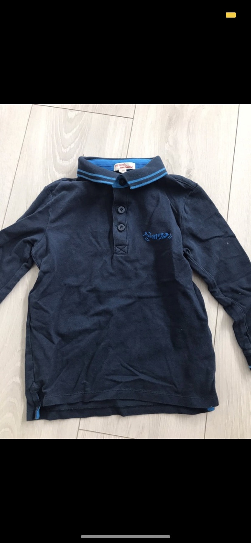 Polo bleu