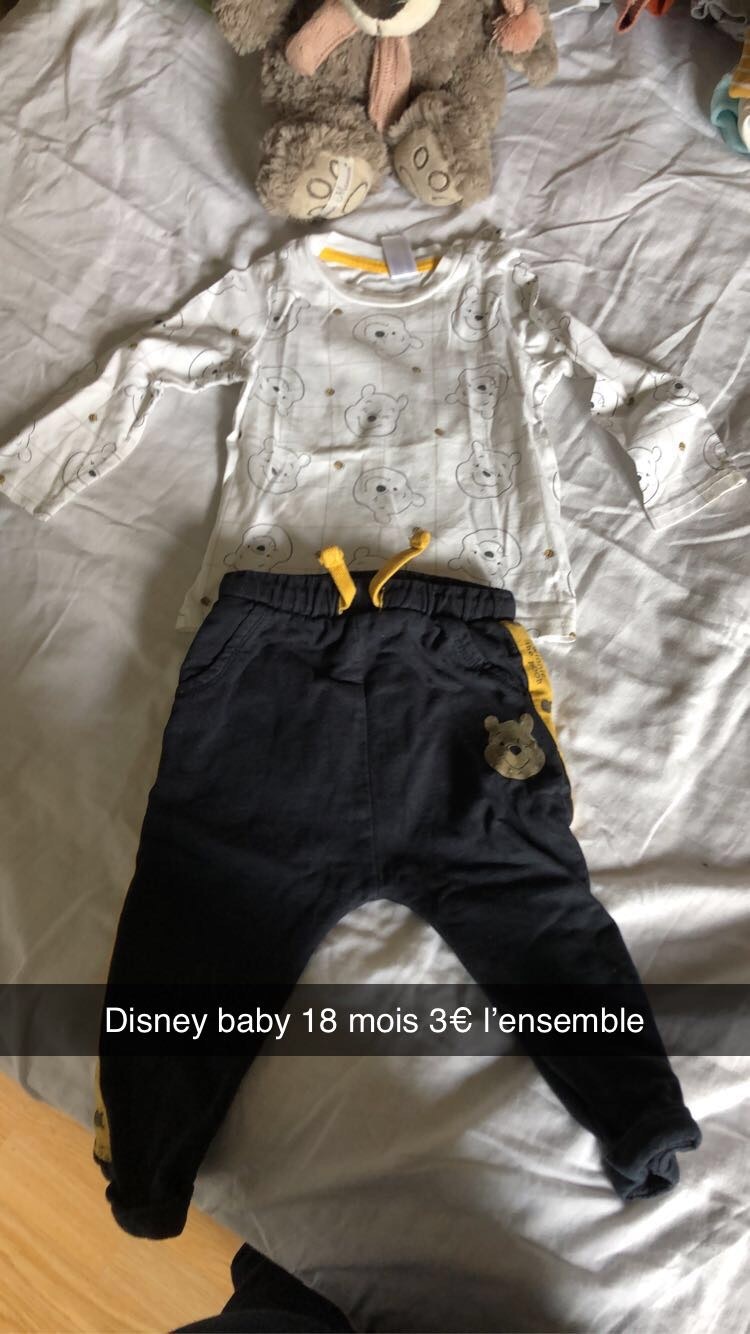 Ensemble Disney baby 18 mois