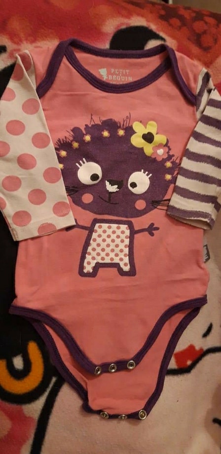 Lot 4 bodies manches longues