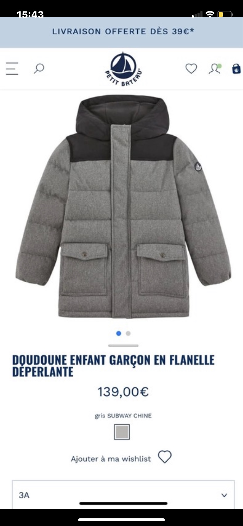 Doudoune Petit bateau - photo numéro 3