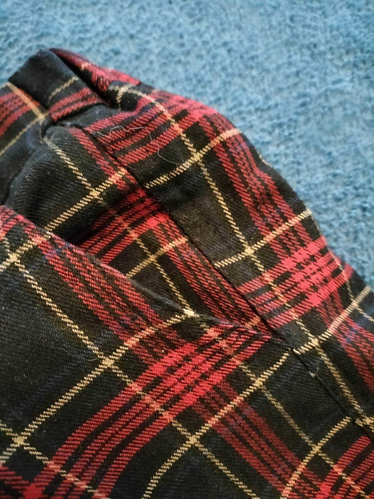 Pantalon à carreaux Jennyfer taille 34 - photo numéro 3