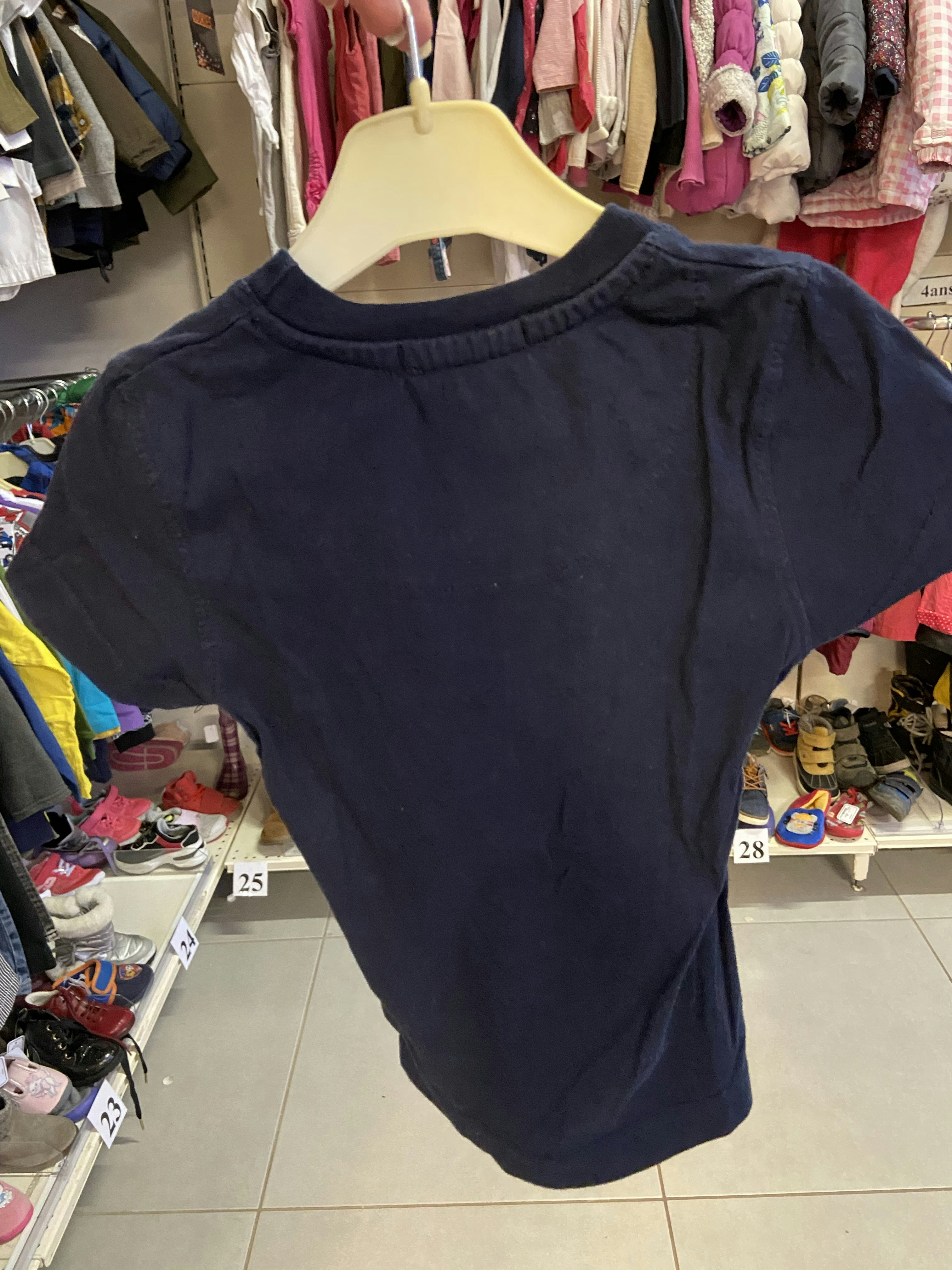 Tee shirt bleu marine - photo numéro 2