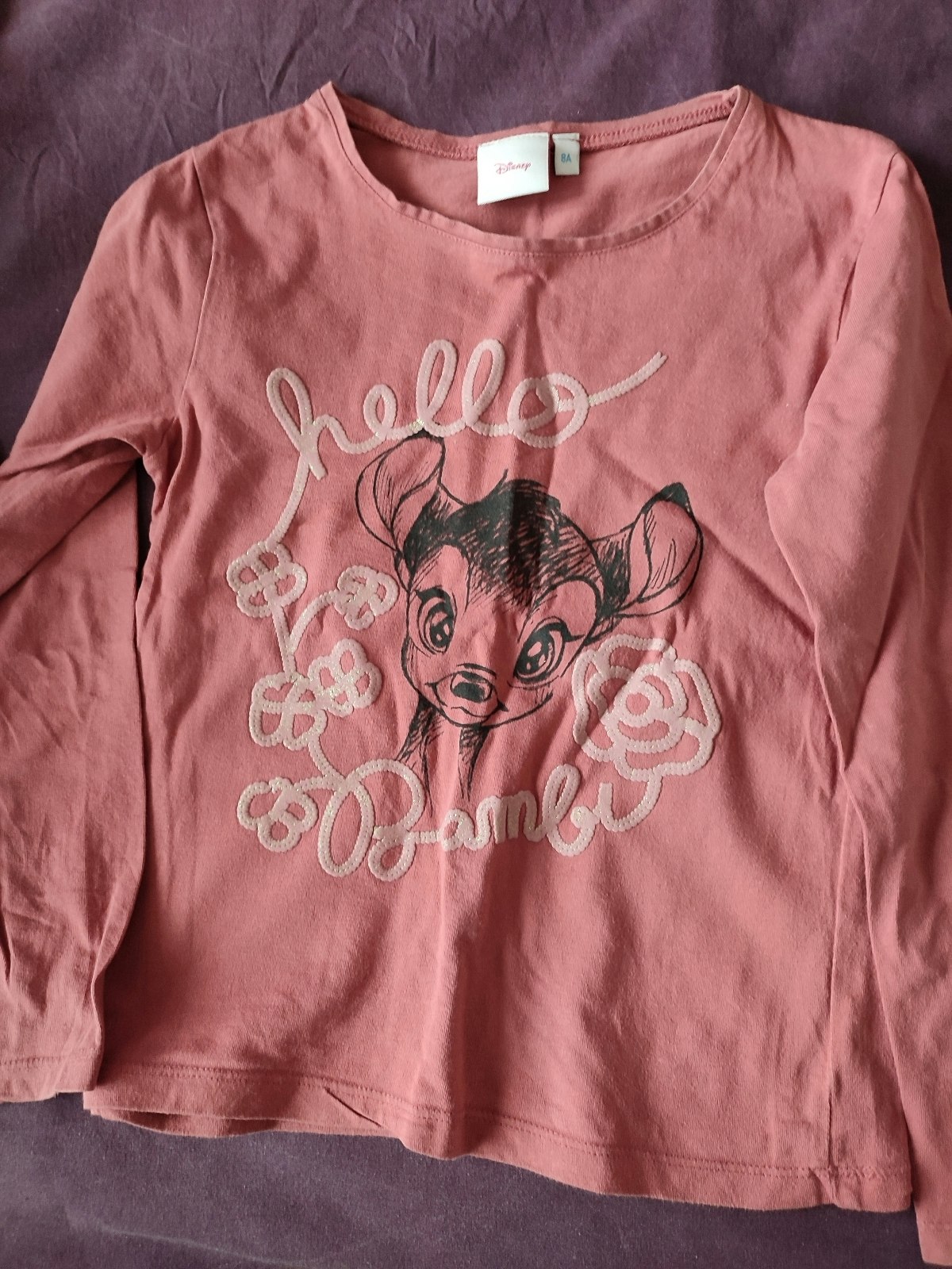 Tee shirt fille Disney Bambi 8 ans