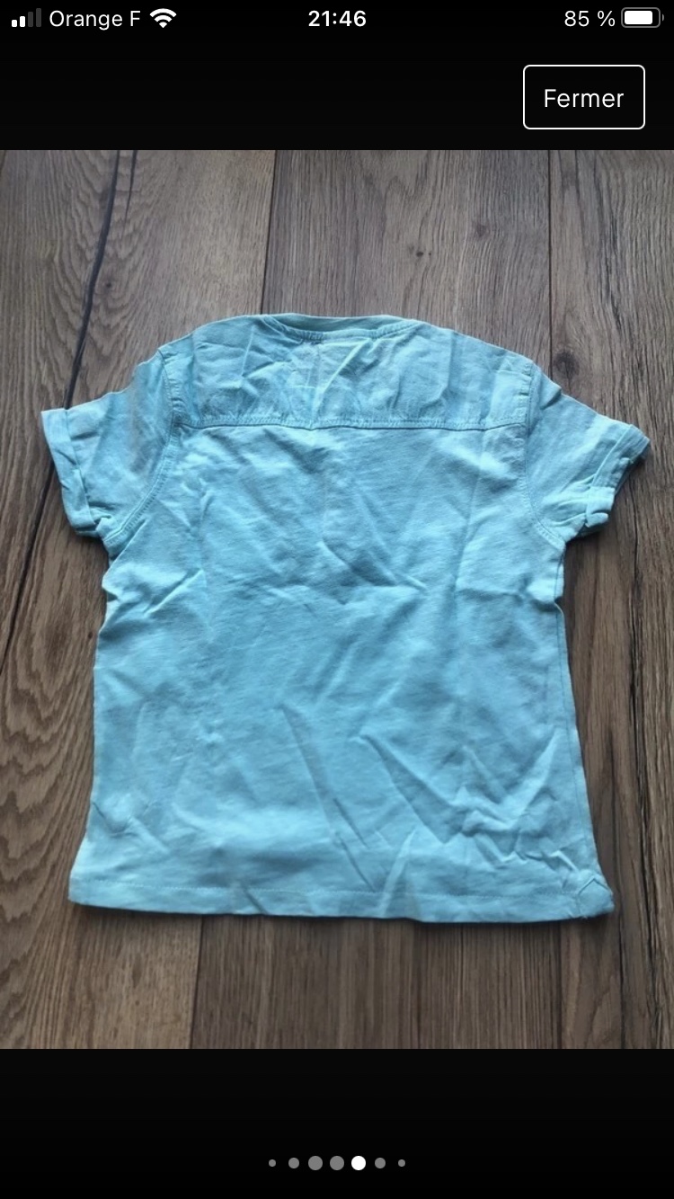 Lot tee-shirts manches courtes 12 mois - photo numéro 6