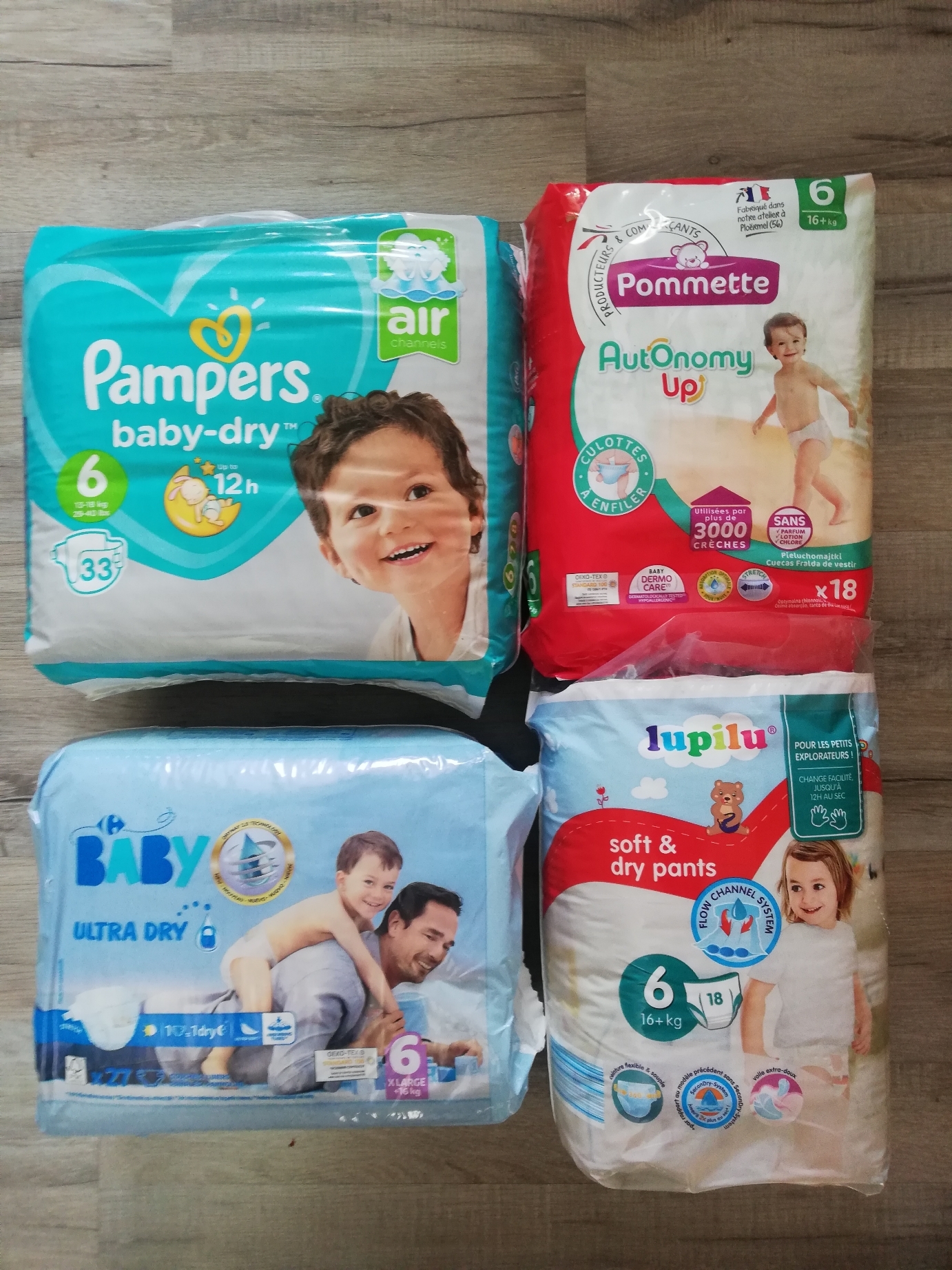 Culottes et couches T6