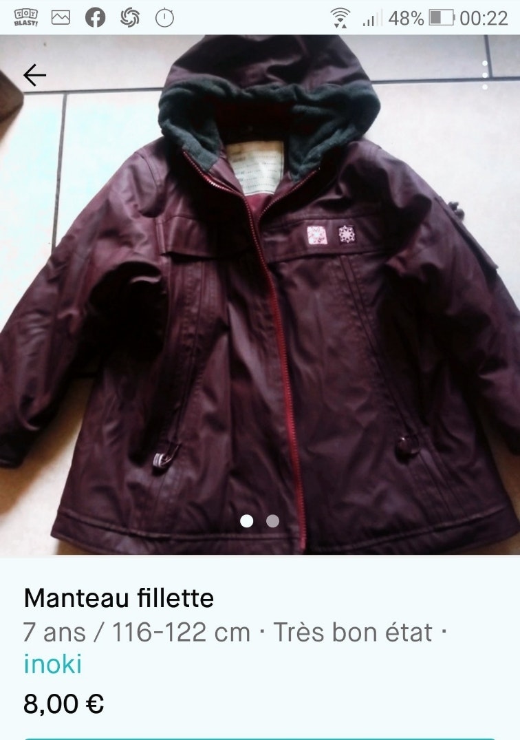 Manteau fillette