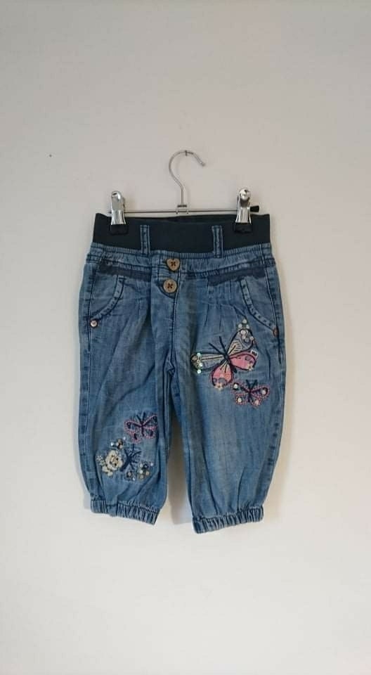 Pantacourt jean next bleu 2 ans