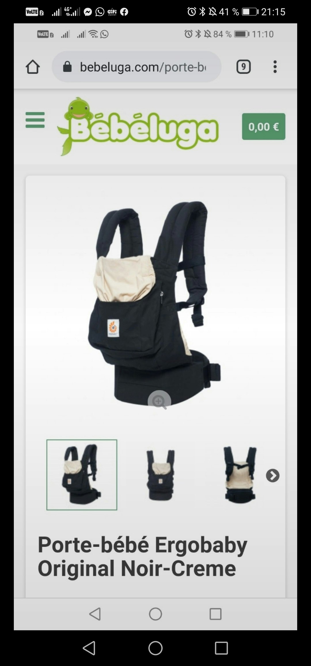 Porte bébé Ergobaby - photo numéro 2