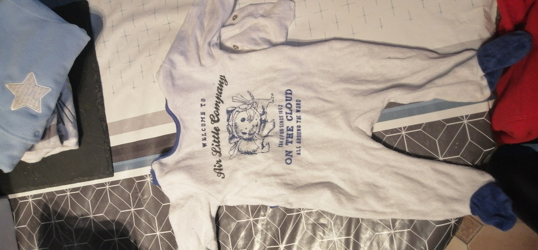 3 pyjamas bébé garçon, taille 3 mois