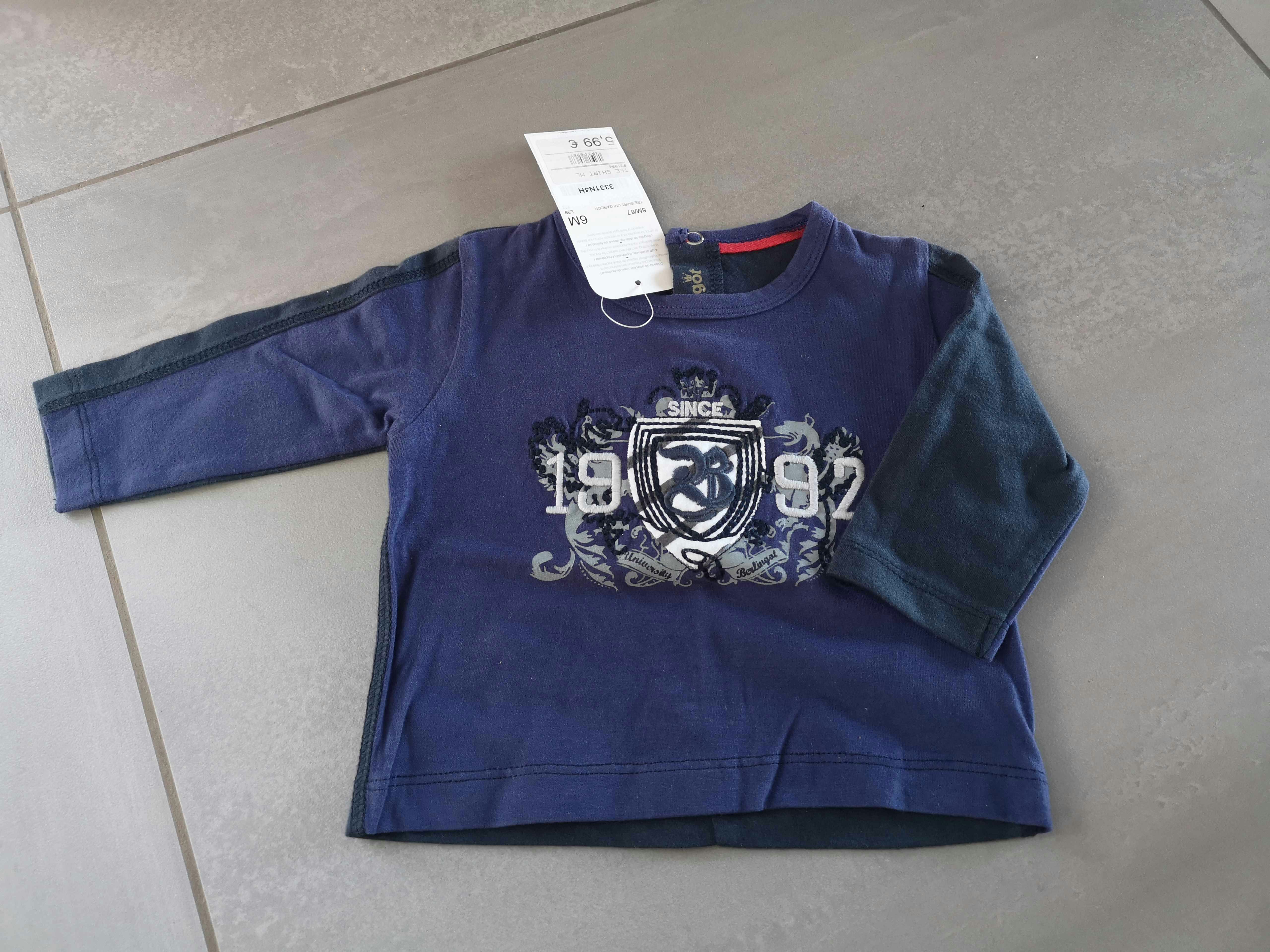 Tee-shirt manches longues 6 mois