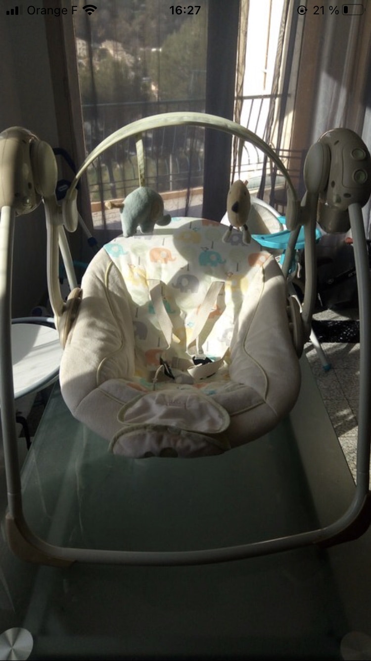 Transat berceau musical