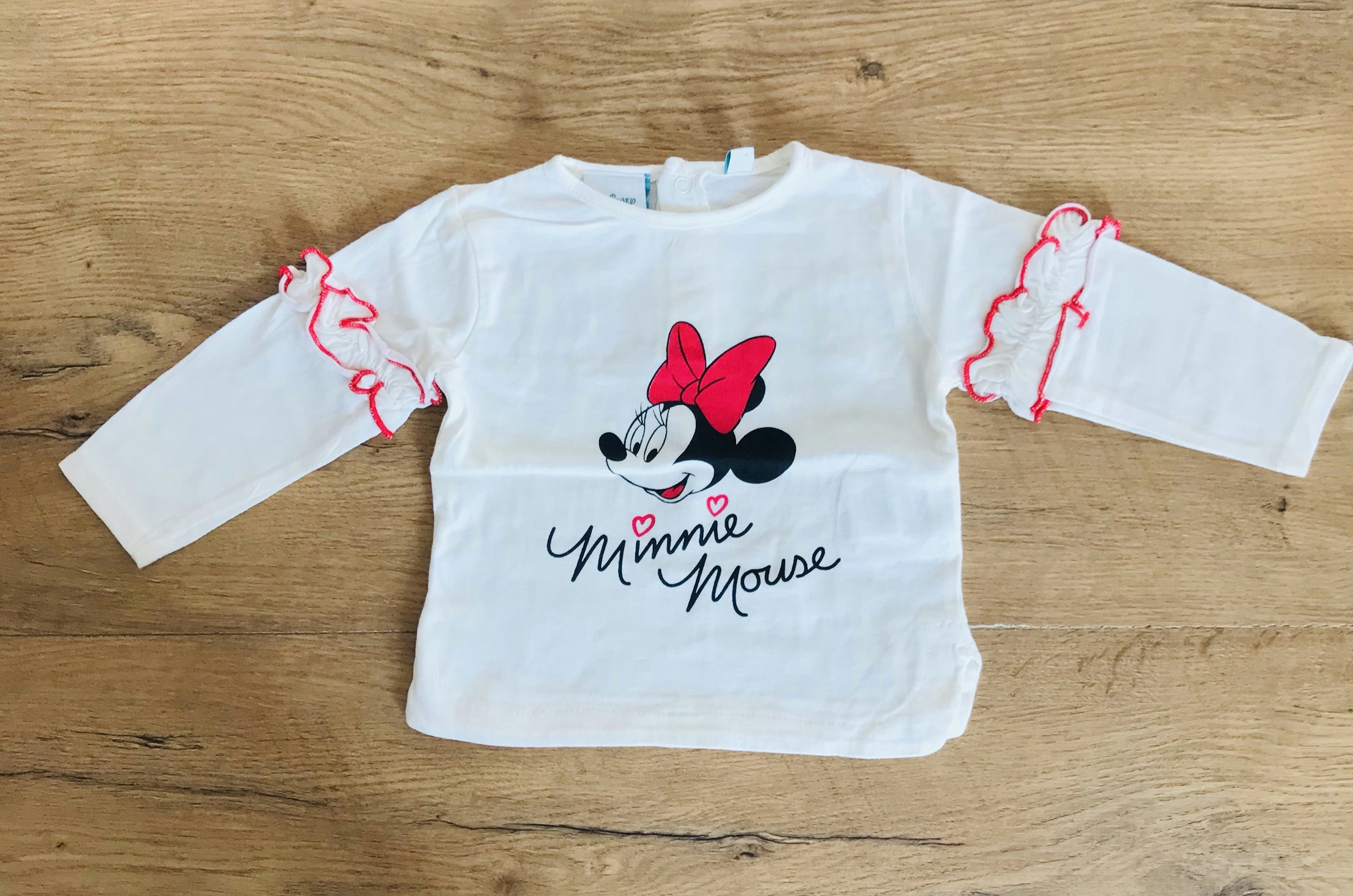 Tee shirt manche longue Minnie  Disney Baby  Taille 3 mois