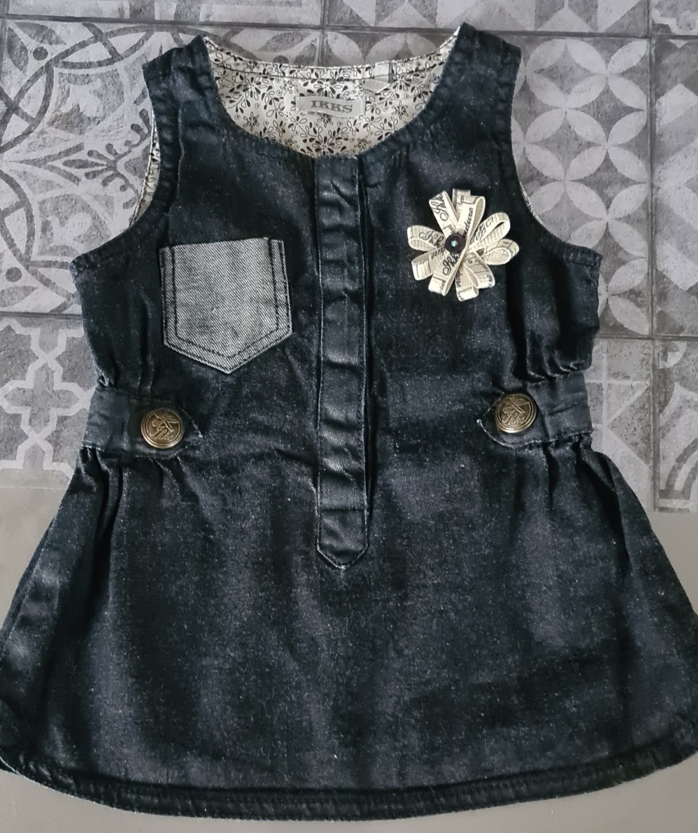 Robe en denim