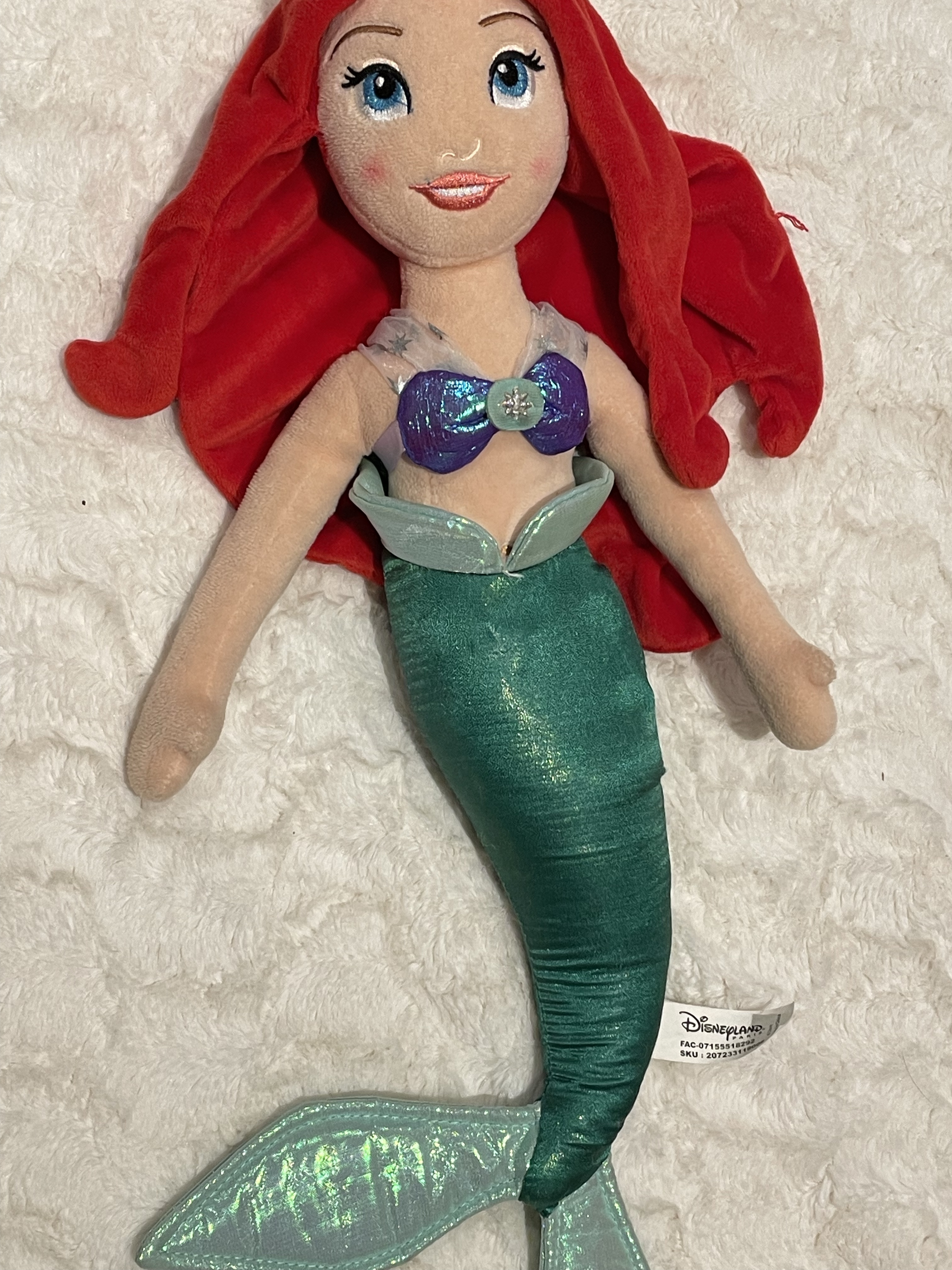 Peluche Ariel musicale Disney