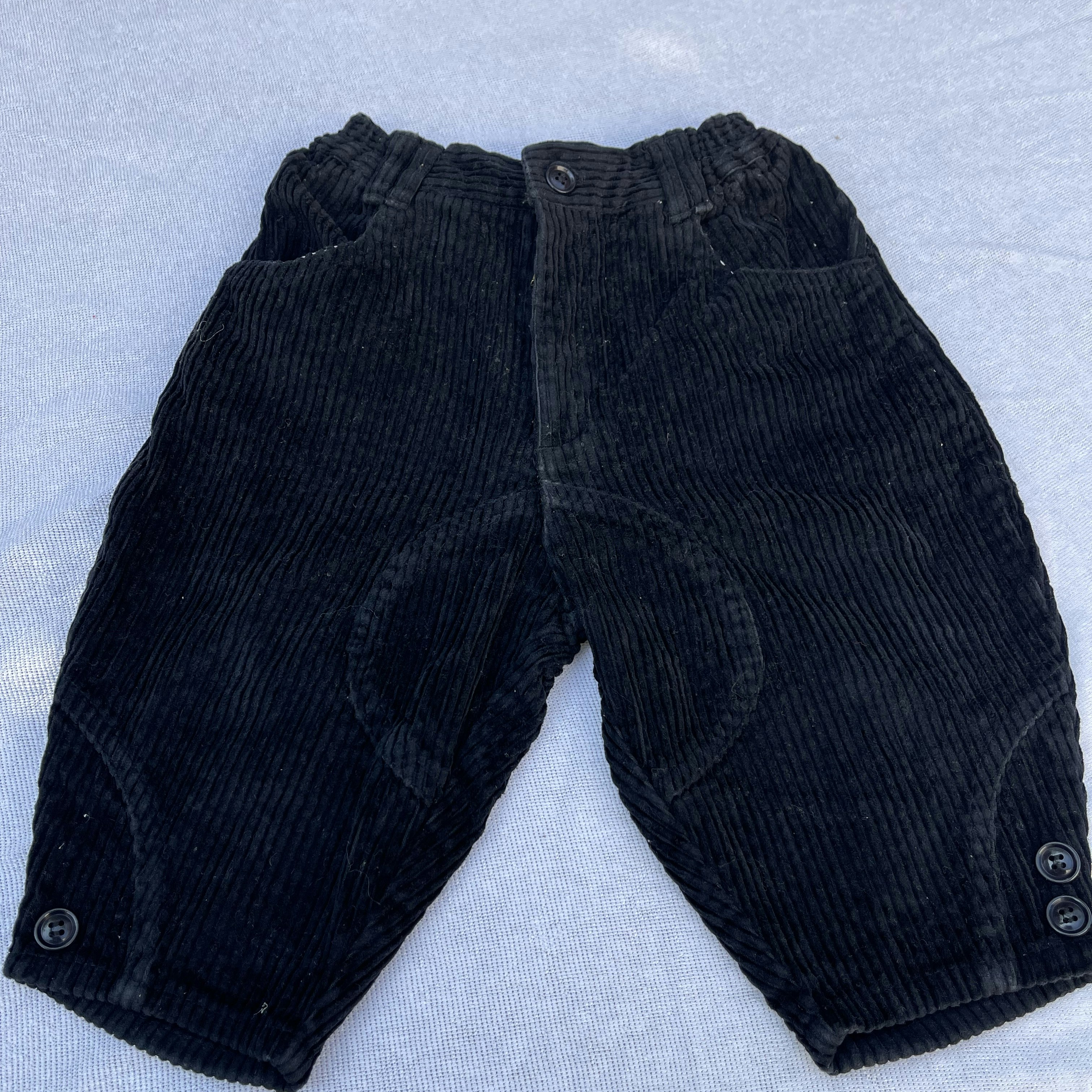 Pantalon en velours noir