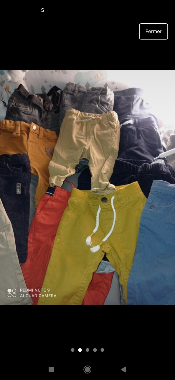 Lot de pantalon