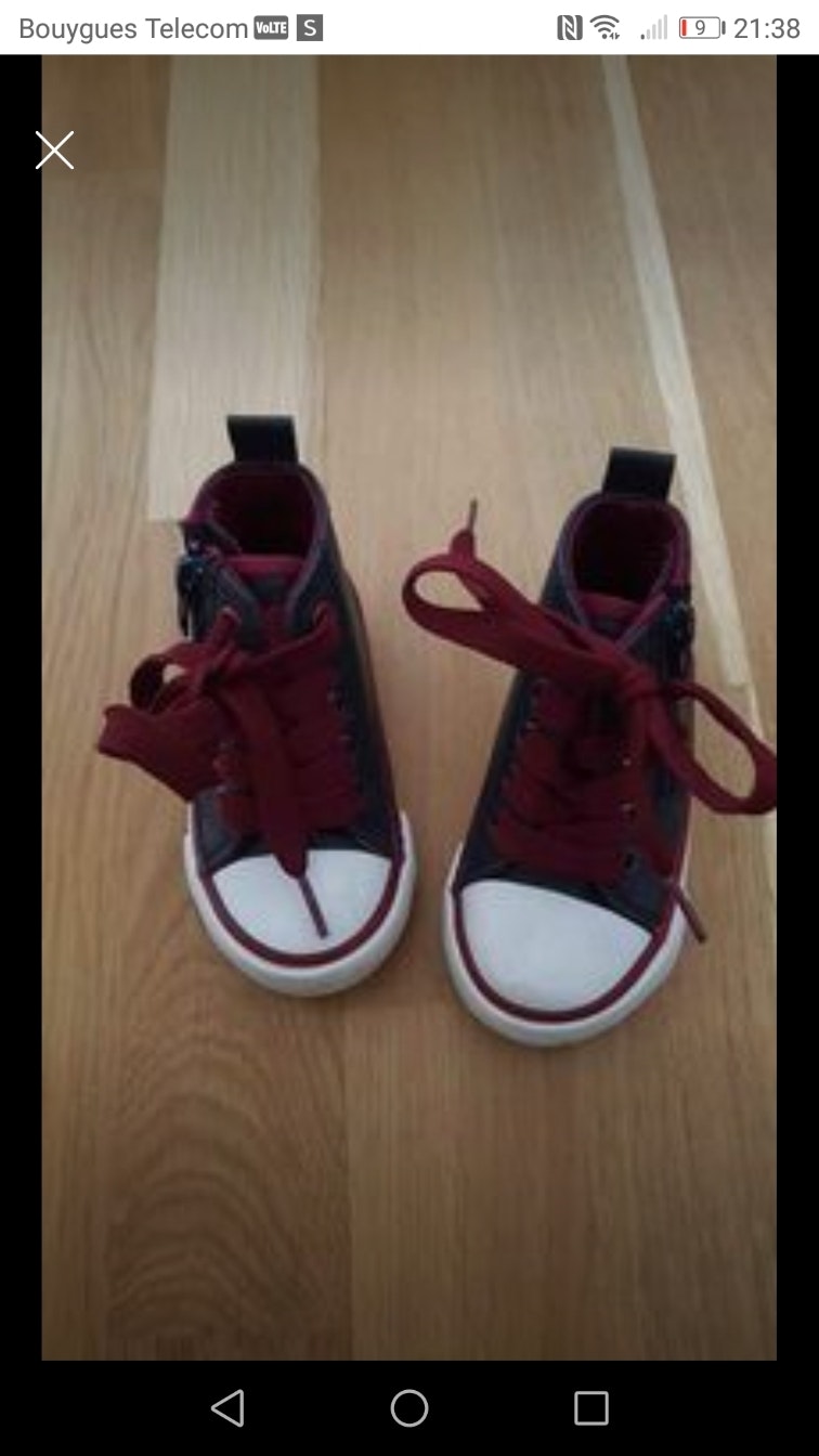 Bottines garçon taille 21