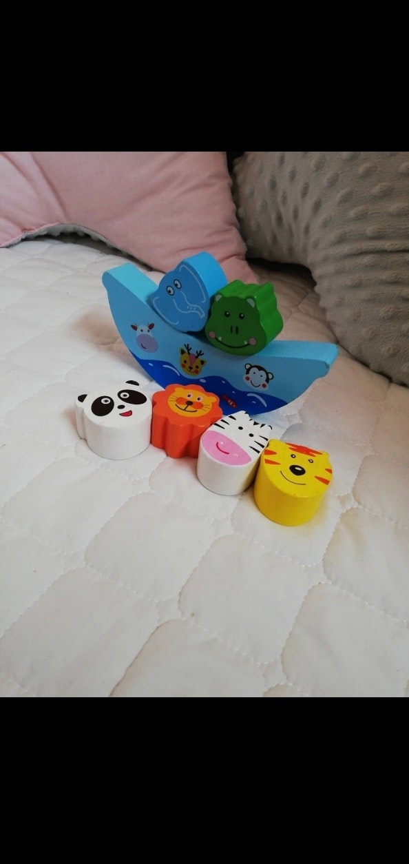 Jeu d équilibre en bois animaux - photo numéro 3