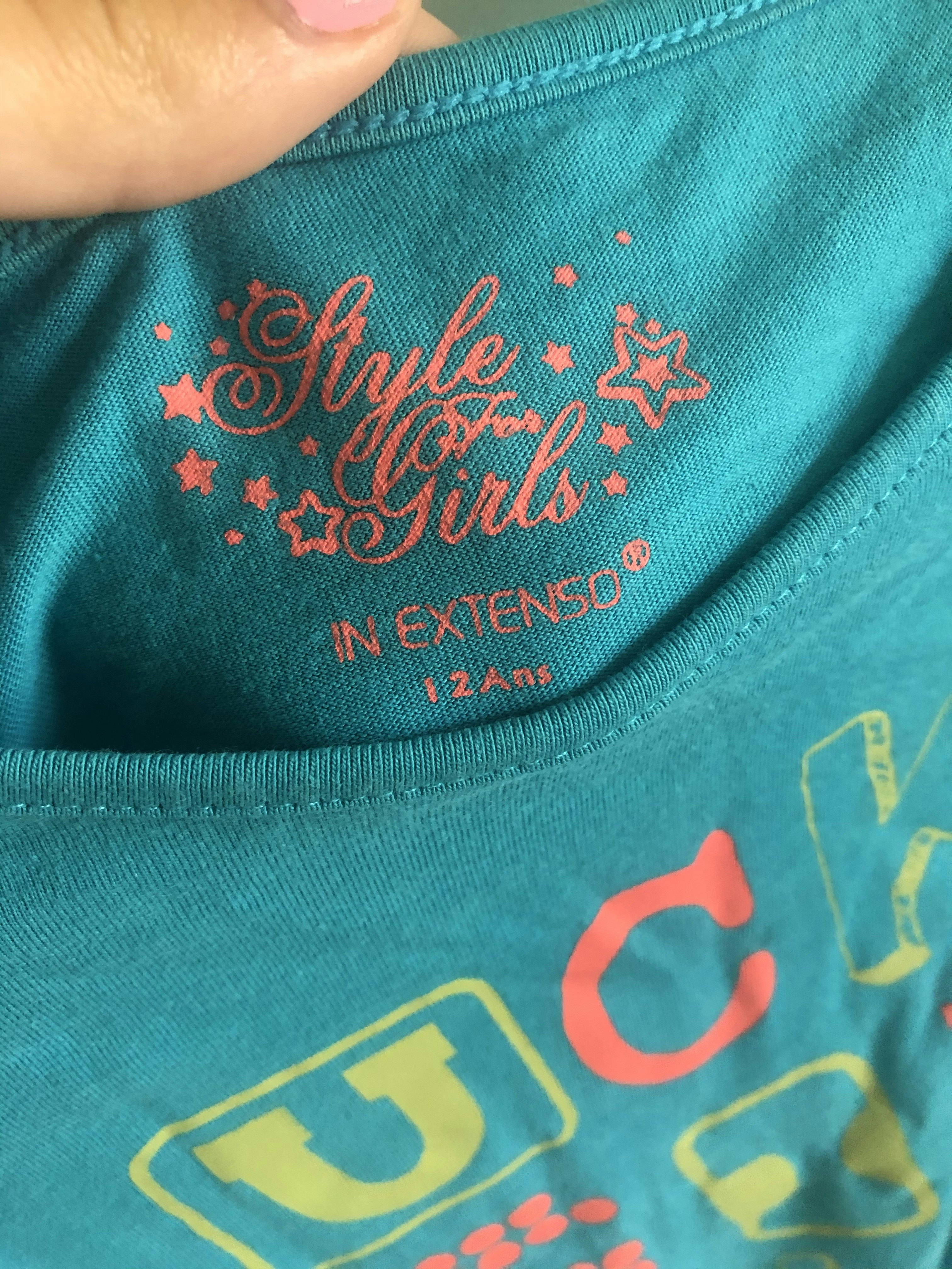 t-shirt manches longues in extenso taille 12 ans - photo numéro 3