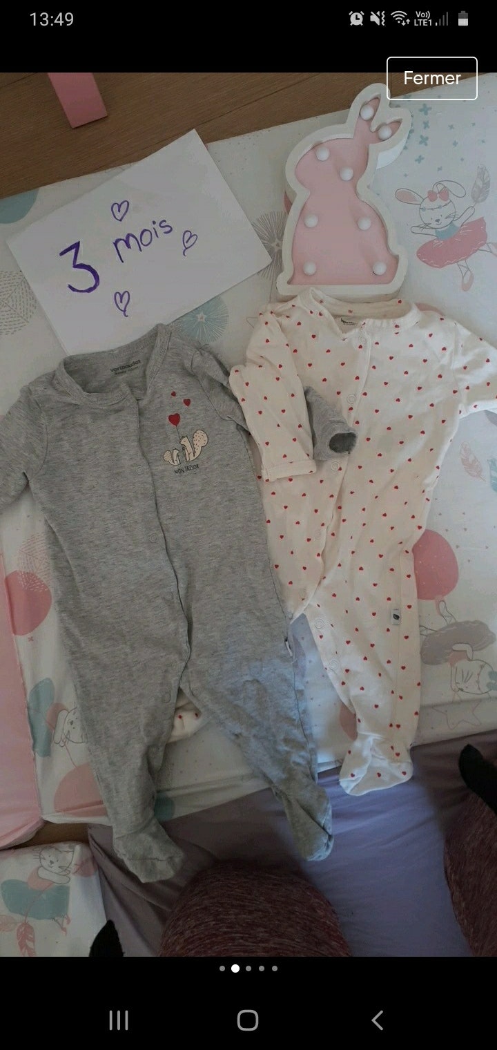 Pyjama verbaudet 3 mois