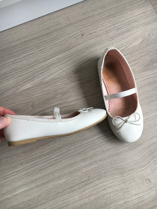 Ballerine Blanche P 30 Beebs Achat Vente Bebe