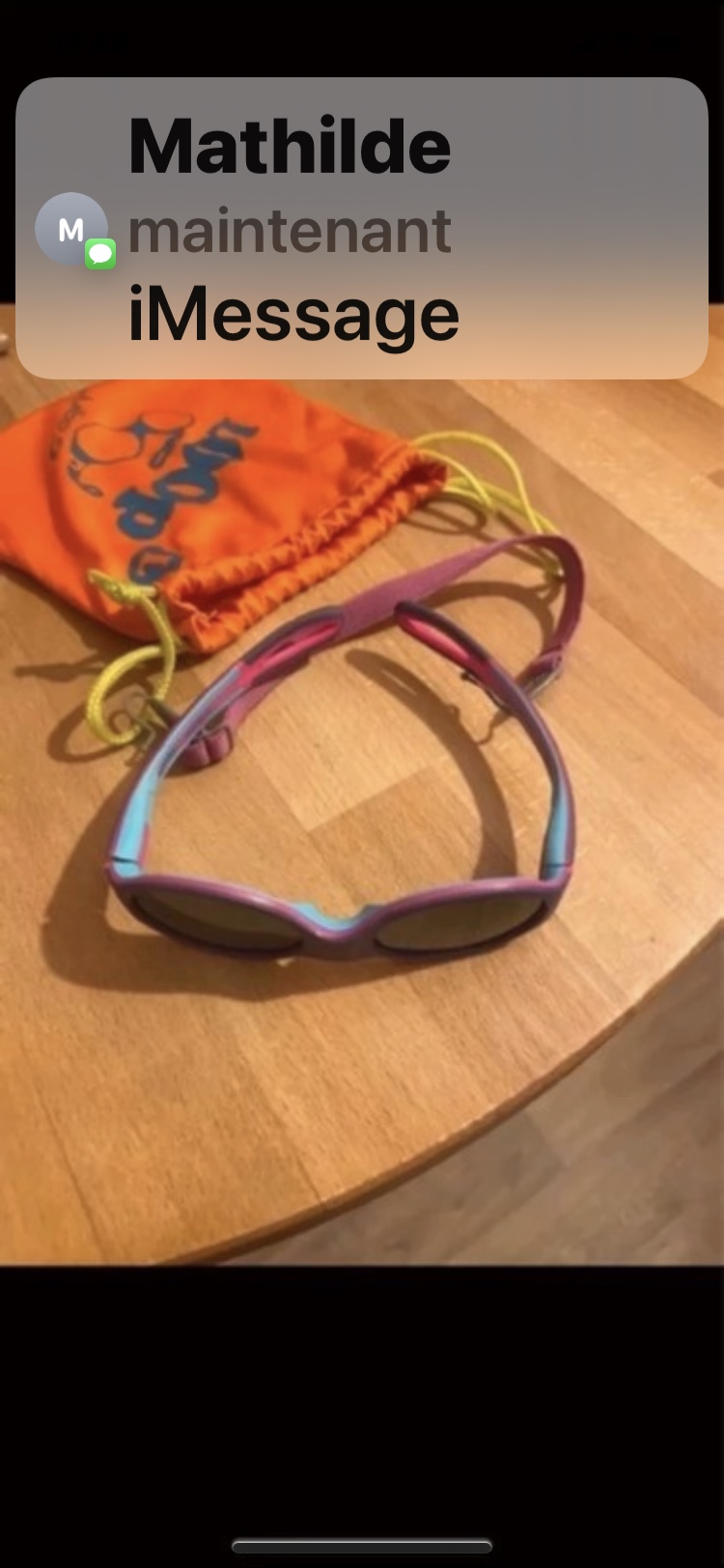 Paire de lunettes enfants bébé